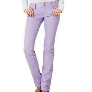 Lilly Pulitzer lavender straight leg jeans, size 8.